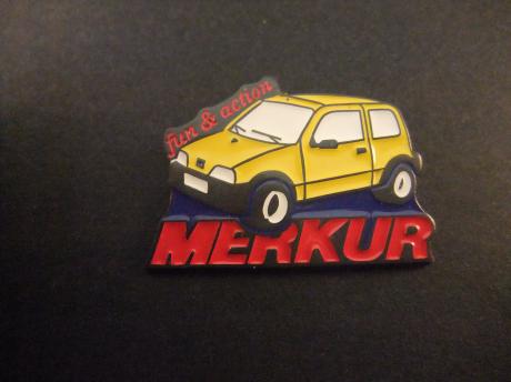 Fiat Cinquecento,,Mercure een belevenis park in de Belgische Ardennen (Karting,e.d.) geel model